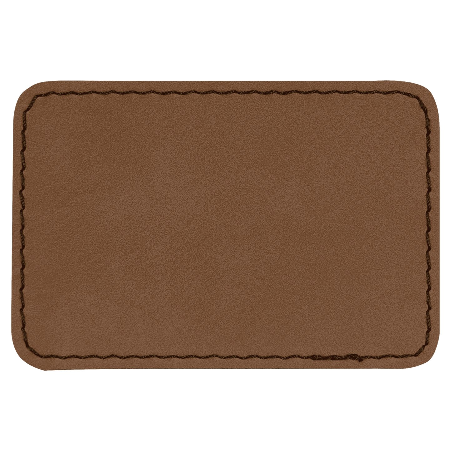 Dark Brown Rectangle Patch.